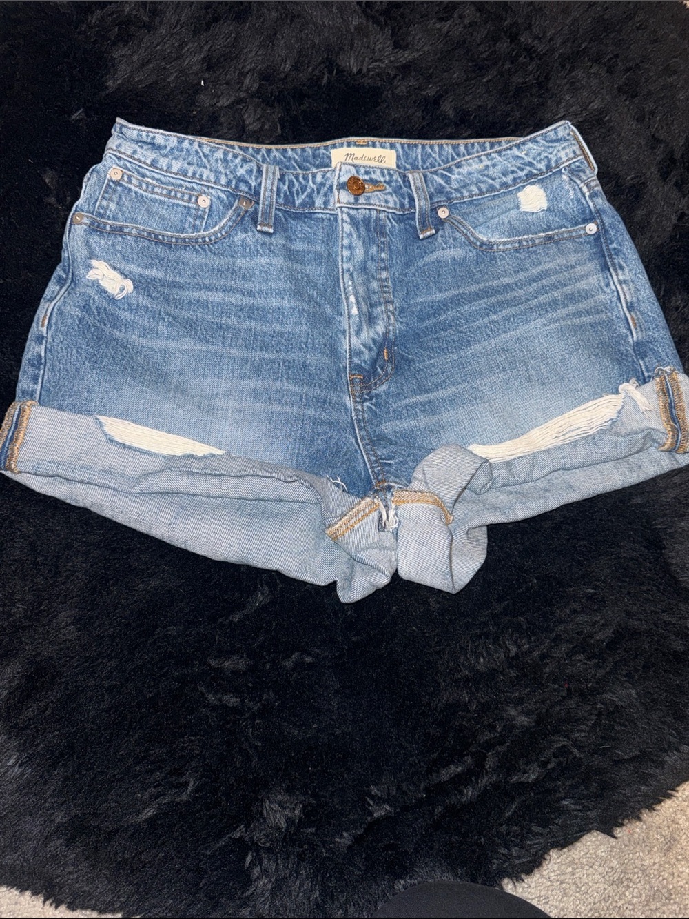 Madewell Relaxed Mid-Length Denim Shorts – Size 29